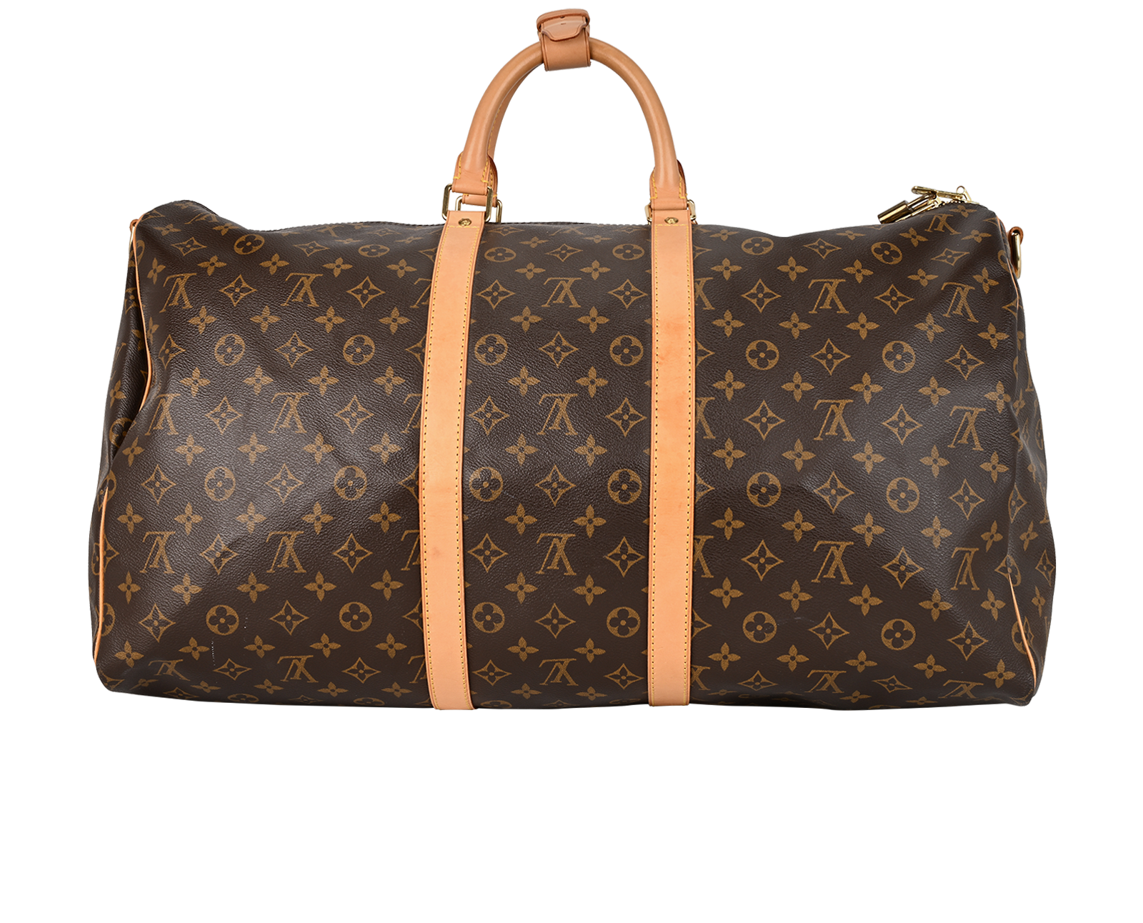 Keepall Bandouliere 55, &pound;1,050, Handbags, Brown, Canvas, Back view